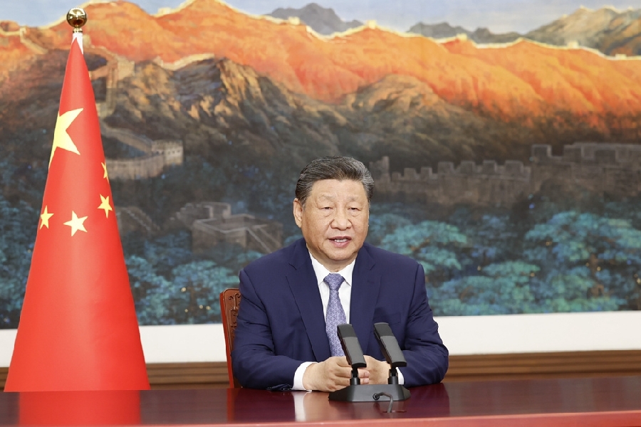 習(xí)近平向氣候和公正轉(zhuǎn)型領(lǐng)導(dǎo)人峰會(huì)發(fā)表致辭